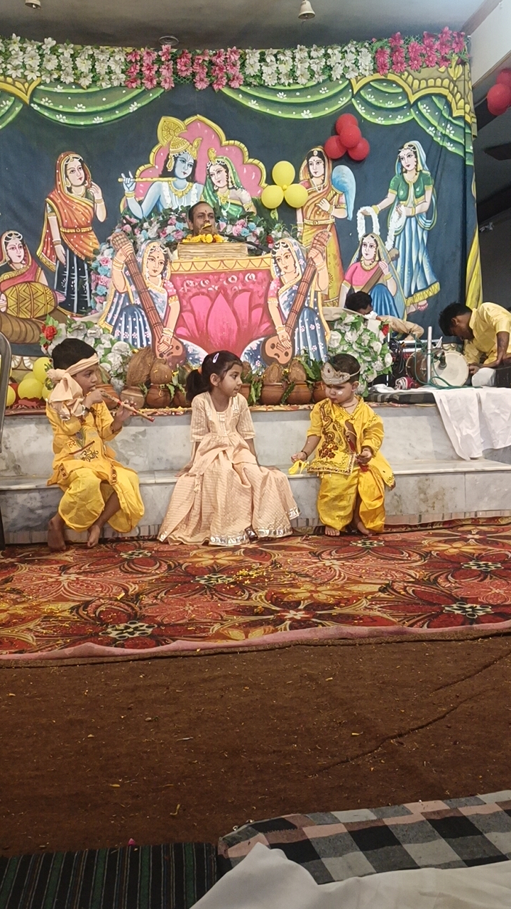 Children dressed up for a festival celebration